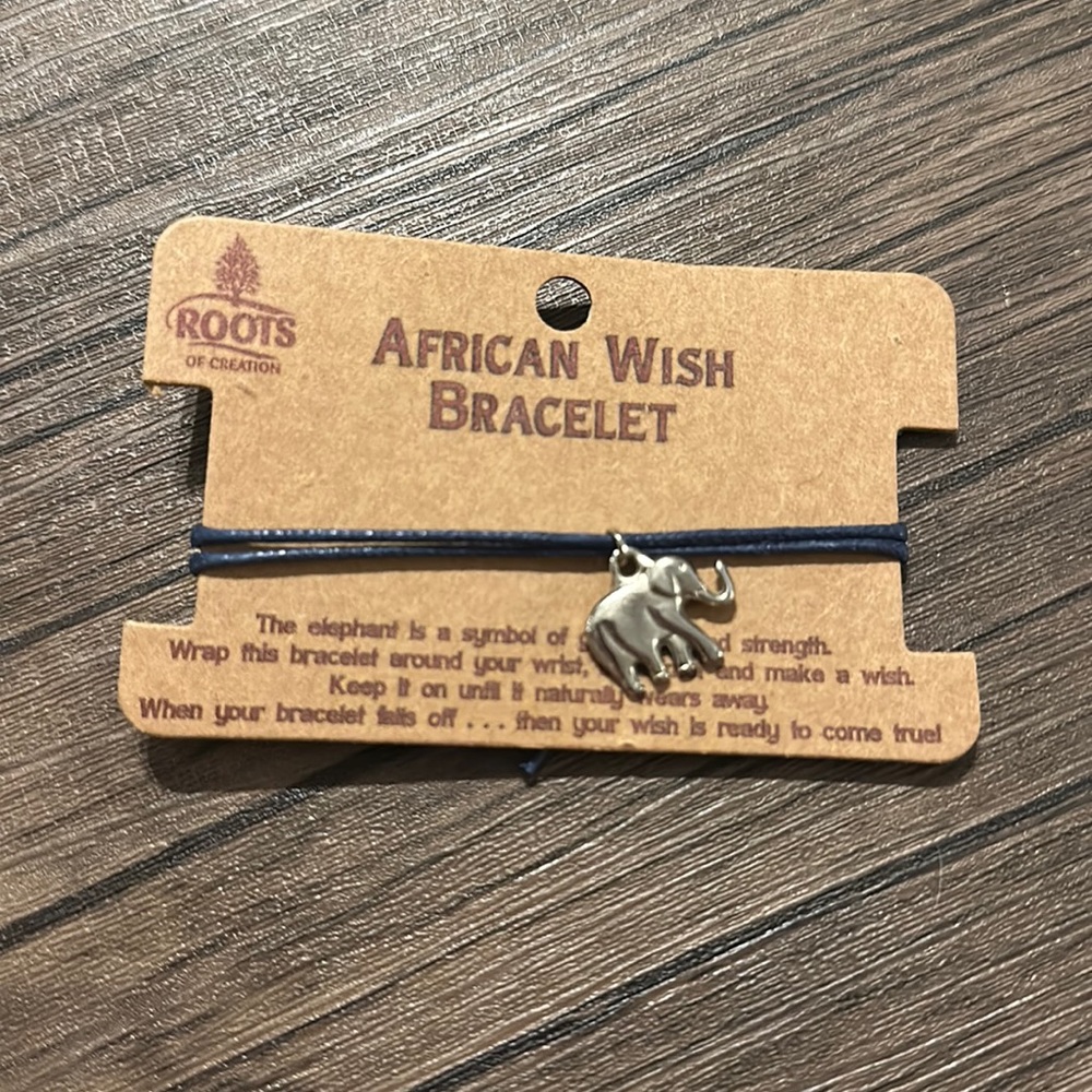 NWT Roots of Creation African Wish Bracelet